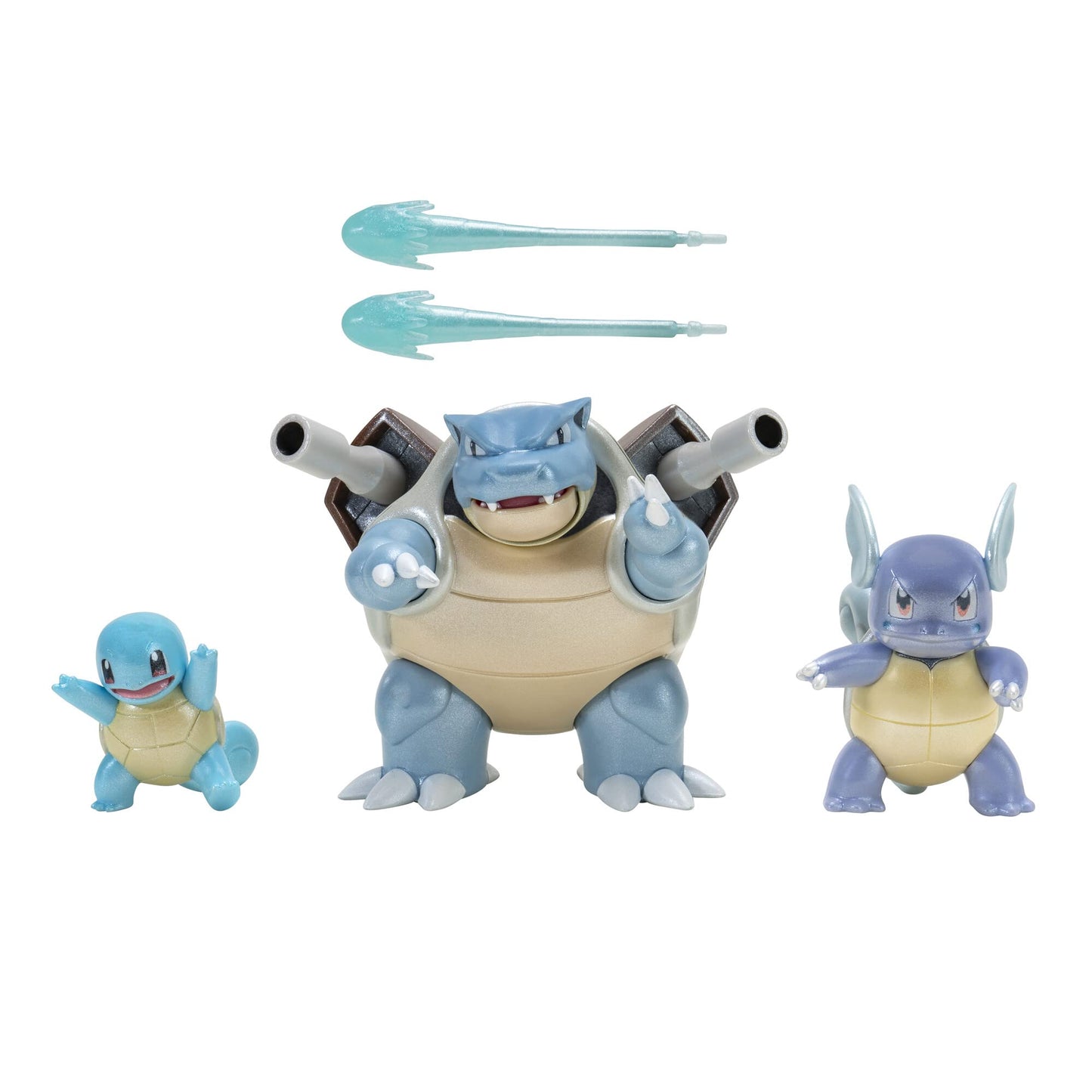 Pokémon Select Evolution Pack – Squirtle, Wartortle & Blastoise Figures