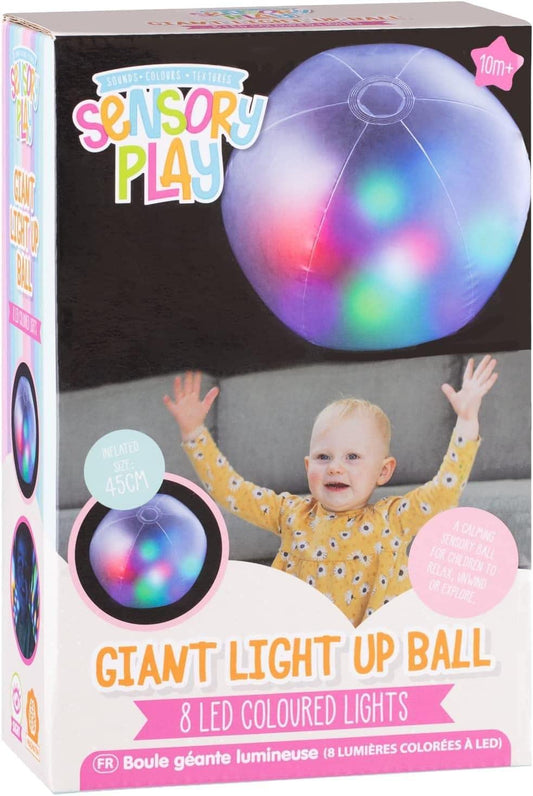 Giant Light-Up Sensory Ball with LED Lights