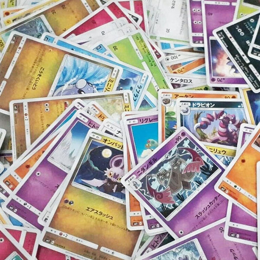 100 Japanese Pokémon Cards with 7 Foil Cards