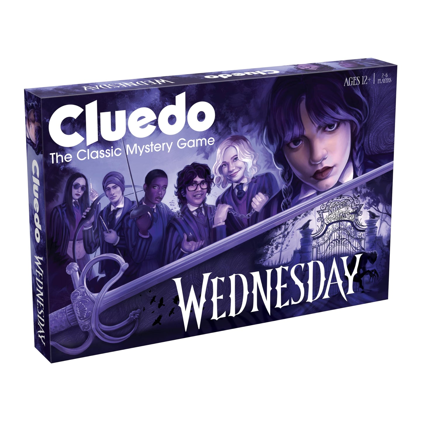 Wednesday Cluedo Board Game – Classic Mystery Game for 2–6 Players