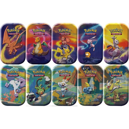 Empty Pokémon Mini Tin – Random Design