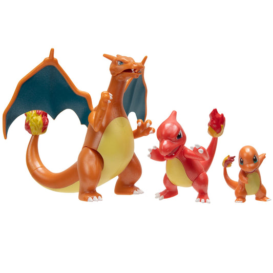 Pokémon Select Evolution Pack – Charmander, Charmeleon & Charizard Figures