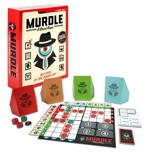 Murdle: The Board Game – Mystery Puzzle Game for Ages 14+